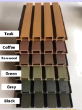 Outdoor WPC fluted panel 3600*220*26 mm